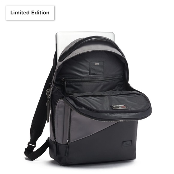 Tumi Harrison Webster Backpack - Pieced Grey - Picture 2 of 13